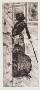 Mary Cassatt w Luwrze: Galeria obrazów, 1879-80 autorstwa Edgar Degas