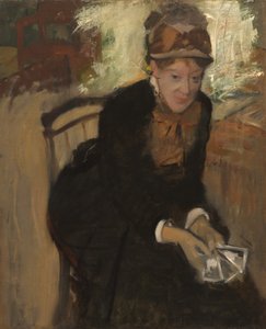 Mary Stevenson Cassatt (1844-1926), ok. 1880-84 (olej na płótnie) autorstwa Edgar Degas