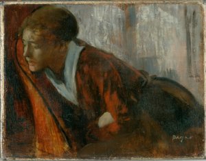 melancholia autorstwa Edgar Degas
