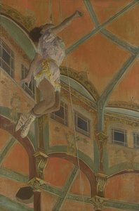 Miss La La w cyrku Fernando. 1879 autorstwa Edgar Degas