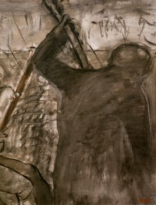 Muzycy w orkiestrze (szczegół). Około 1870. Olej na płótnie. autorstwa Edgar Degas