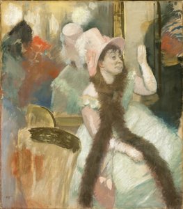 Portret po balu kostiumowym (Portret Madame Dietz-Monnin) autorstwa Edgar Degas