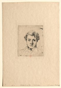Portret brata artysty (René Degas) autorstwa Edgar Degas