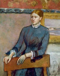 Portret Helene Rouart w gabinecie ojca, fragment Helene, ok. 1886 olej na płótnie
