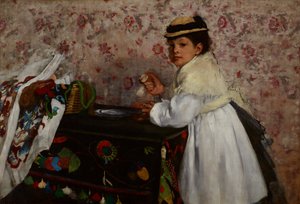 Portret panny Hortense Valpinçon autorstwa Edgar Degas