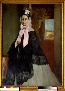 Portret Therese Degas, siostry artysty Obraz Edgara Degasa (1834-1917) 1863 Nd. 0,89 x 0,67 m Paryż, musee d
