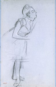 Profil Tancerza, autorstwa Edgar Degas