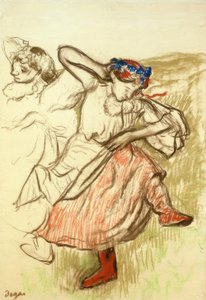 rosyjscy tancerze autorstwa Edgar Degas