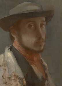 Autoportret, ok. 1857?-58 autorstwa Edgar Degas