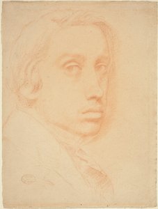 Autoportret, ok. 1855. autorstwa Edgar Degas