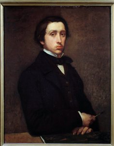Autoportret lub Degas w malarstwie portretowym Edgara Degasa (1834-1917) 1855 Ndz. 0,81x0,64 m Paryż, musee d