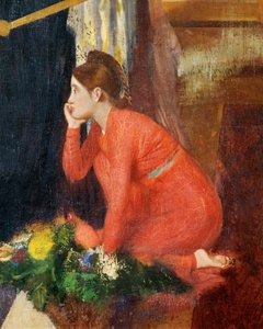 Semiramis konstruująca Babilon (olej na płótnie) autorstwa Edgar Degas