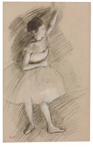 Studium tancerza autorstwa Edgar Degas