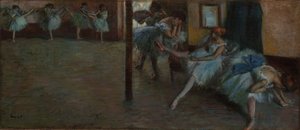Próba baletowa autorstwa Edgar Degas