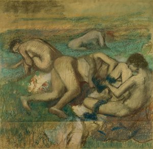 Kąpiący się autorstwa Edgar Degas