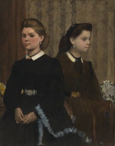 Siostry Bellelli (Giovanna i Giuliana Bellelli) autorstwa Edgar Degas