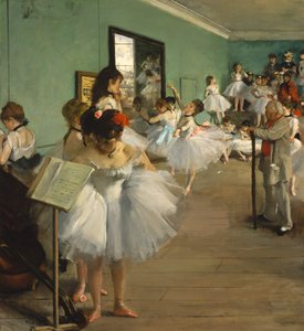 Klasa tańca, 1874.