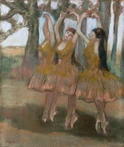 Taniec grecki, ok. 1881 autorstwa Edgar Degas