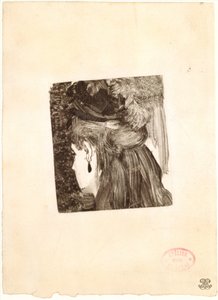 Kolczyk odrzutowy, 1876-77. autorstwa Edgar Degas
