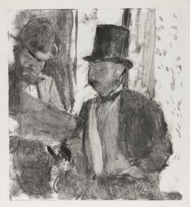 Dwaj koneserzy, ok.1880 autorstwa Edgar Degas