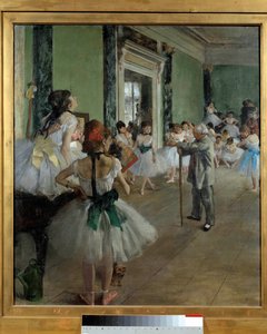 Zajęcia taneczne autorstwa Edgar Degas