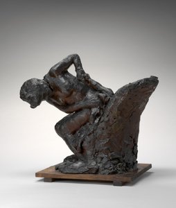 Siedząca kobieta, wycierająca lewe biodro, lata 1890-1911. autorstwa Edgar Degas