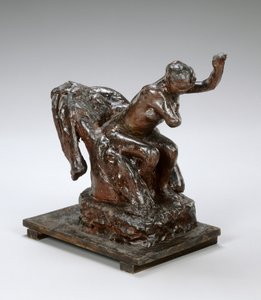 Kobieta siedząca w fotelu wycierająca lewą pachę 1890. autorstwa Edgar Degas