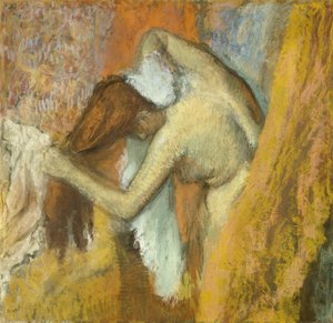 Kobieta przy swojej toalecie autorstwa Edgar Degas