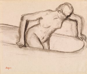 Kobieta w wannie autorstwa Edgar Degas
