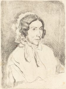 Kobieta w marszczonej czapce (Dame agee) autorstwa Edgar Degas
