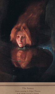 Źródło, ok. 1915 autorstwa Edgar Herbert Thomas