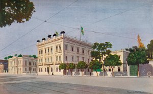 Pałac Cattete – oficjalna rezydencja prezydenta Brazylii, 1914 r.