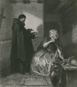 Julia w celi brata Wawrzyńca, Romea i Julii
