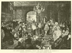 Przedpokój, Whitehall, w chwilach śmierci Karola II