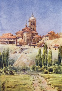 Północna Hiszpania: Duenas (kolor lito) autorstwa Edgar T. A. Wigram