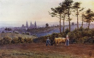 Północna Hiszpania: Santiago de Compostela, Hiszpania autorstwa Edgar T. A. Wigram