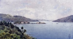Północna Hiszpania: Zatoka Vigo, Port Wewnętrzny, z widokiem na morze (kolor lito)