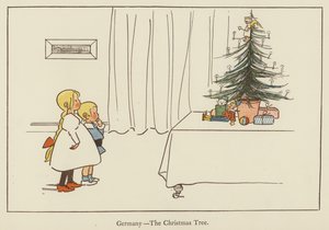 Niemcy, choinka autorstwa Edith Farmiloe