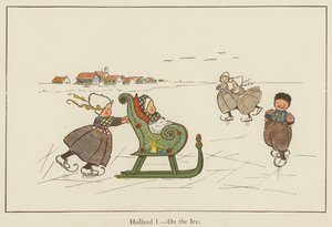 Holandia, na lodzie autorstwa Edith Farmiloe