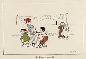 Triumf sprawiedliwości II (litografia kolorowa) autorstwa Edith Farmiloe