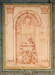 Studium do pomnika nagrobnego kardynała de Fleury, autorstwa Edmé Bouchardon