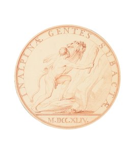 Herkules uzbrojony w maczugę przed przekroczeniem Alp, 1744