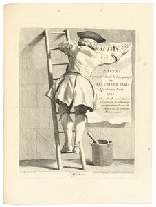 Plakat, ok. 1737-1746 autorstwa Edmé Bouchardon