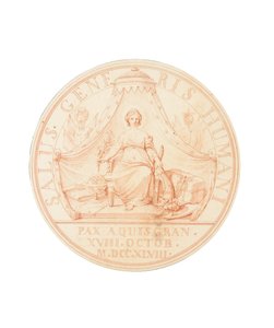 Pokój w Aix-la-Chapelle, 1748 autorstwa Edmé Bouchardon