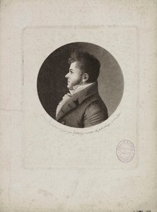 Portret Marie-Henri Beyle, z d. Stendhal 1783-1842.