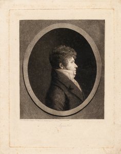 Portret dyrygenta i kompozytora Gaspare Spontini 1774-1851.