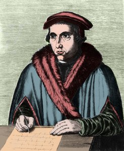 Portret Juana Luisa Vivesa, hiszpańskiego humanisty i filozofa (1492-1540).