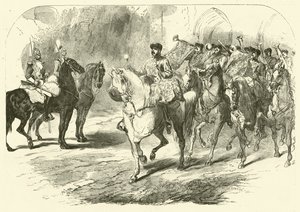 Banda Gwardii Konnej (rycina)