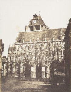 Katedra w Louviers, widok ogólny, 1852-54. autorstwa Edmond Bacot