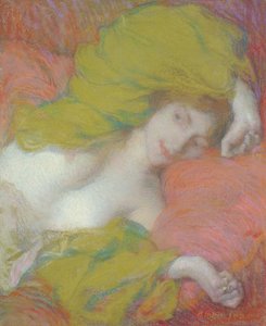 Bezczynność, ok. 1895 (pastel na papierze) autorstwa Edmond François Aman Jean